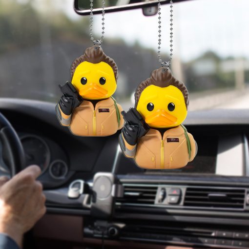 Gearhumans 3D Ghostbusters Peter Venkman Duck Custom Christmas Ornament