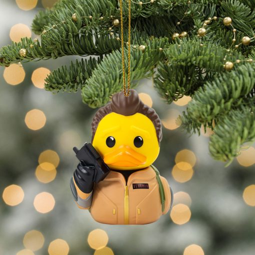 Gearhumans 3D Ghostbusters Peter Venkman Duck Custom Christmas Ornament