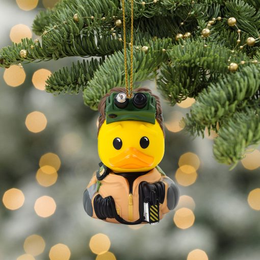 Gearhumans 3D Ghostbusters Ray Stantz Duck Custom Christmas Ornament - Image 4