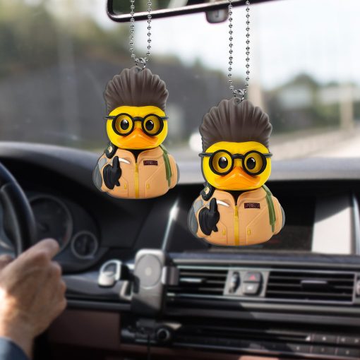 Gearhumans 3D Ghostbusters Egon Spengler Duck Custom Christmas Ornament - Image 2