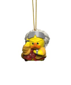 Gearhumans 3D Back To The Future Doc Brown Duck Custom Ornament