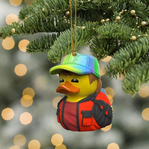 Gearhumans 3D Back To The Future Marty Duck Custom Ornament 4 Gearhumans 3D Back To The Future Marty Duck Custom Ornament - Image 4