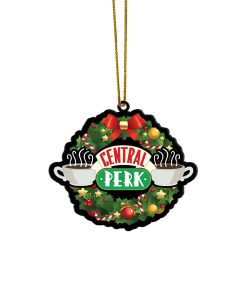 Gearhumans 3D FRIENDS Central Perk Christmas Custom Ornament