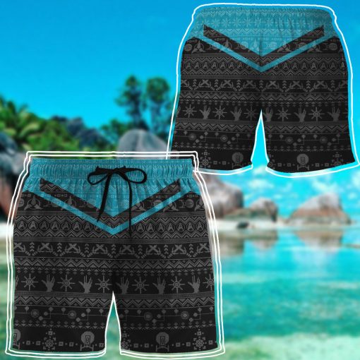 Gearhumans 3D S.T Picard 2020 Blue Ugly Christmas Custom Hawaii Shirt 14 Gearhumans 3D S.T Picard 2020 Blue Ugly Christmas Custom Hawaii Shirt - Image 14