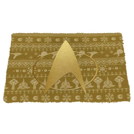 Gearhumans 3D S.T The Next Generation 1987 Yellow Ugly Christmas Custom Doormat 3 Gearhumans 3D S.T The Next Generation 1987 Yellow Ugly Christmas Custom Doormat - Image 2