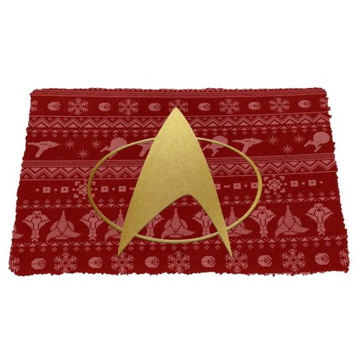 Gearhumans 3D S.T The Next Generation 1987 Red Ugly Christmas Custom Doormat 3 Gearhumans 3D S.T The Next Generation 1987 Red Ugly Christmas Custom Doormat - Image 2