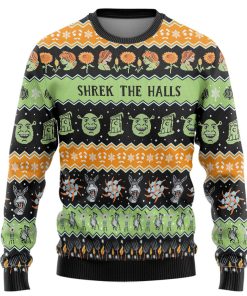 Gearhumans 3D Shrek Ugly Christmas Custom Ugly Long sleeve