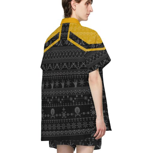 Gearhumans 3D S.T Picard 2020 Yellow Ugly Christmas Custom Hawaii Shirt 5 Gearhumans 3D S.T Picard 2020 Yellow Ugly Christmas Custom Hawaii Shirt - Image 5