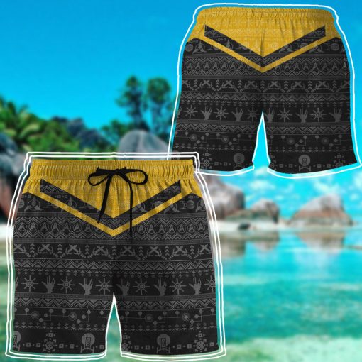 Gearhumans 3D S.T Picard 2020 Yellow Ugly Christmas Custom Hawaii Shirt 14 Gearhumans 3D S.T Picard 2020 Yellow Ugly Christmas Custom Hawaii Shirt - Image 14