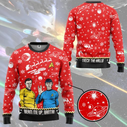 Gearhumans 3D S.T Beam Me Up Santa Custom Hoodie Tshirt Apparel 12 Gearhumans 3D S.T Beam Me Up Santa Custom Hoodie Tshirt Apparel - Image 12