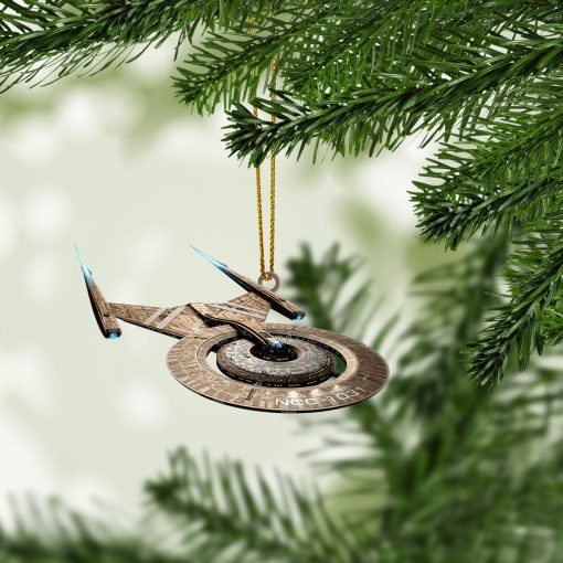 Gearhumans 3D S.T Discovery NCC 1031 Spaceship Custom Ornament - Image 4