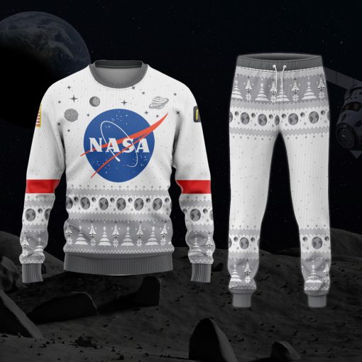 Gearhumans 3D NASA Christmas Edition Custom Ugly Sweater - Image 7