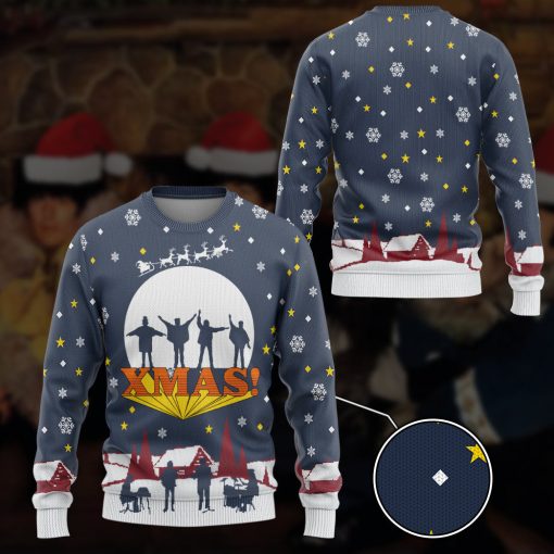 Gearhumans 3D The B Ugly Christmas Custom Ugly Long sleeve