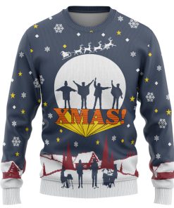 Gearhumans 3D The B Ugly Christmas Custom Ugly Long sleeve