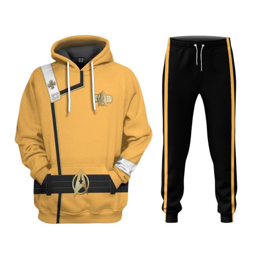 Gearhumans 3D S.T Wrath of Khan Starfleet Yellow Uniform Custom Ugly Long Sleeve - Image 8