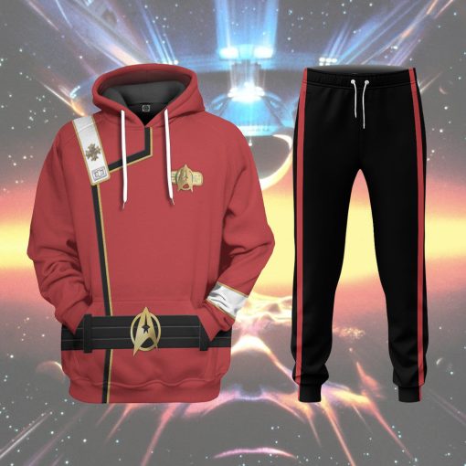 Gearhumans 3D S.T Wrath of Khan Starfleet Red Uniform Custom Ugly Long Sleeve 11 Gearhumans 3D S.T Wrath of Khan Starfleet Red Uniform Custom Ugly Long Sleeve - Image 10