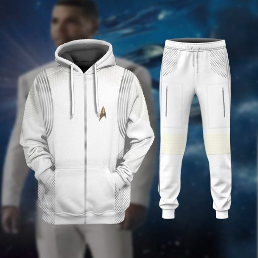 Gearhumans 3D S.T Discovery Medical Department Uniform Dr. Nambue Costume Starfleet Officer Uniform Custom Sweatpants 7 Gearhumans 3D S.T Discovery Medical Department Uniform Dr. Nambue Costume Starfleet Officer Uniform Custom Sweatpants - Image 7