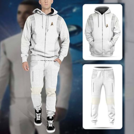 Gearhumans 3D S.T Discovery Medical Department Uniform Dr. Nambue Costume Starfleet Officer Uniform Custom Sweatpants 5 Gearhumans 3D S.T Discovery Medical Department Uniform Dr. Nambue Costume Starfleet Officer Uniform Custom Sweatpants - Image 5