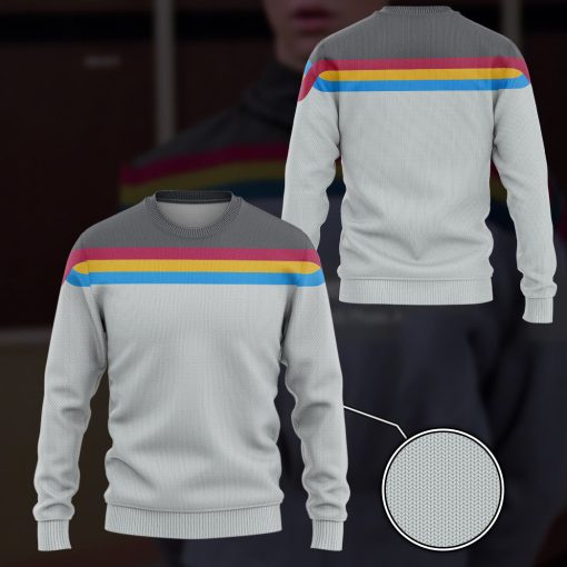 Gearhumans 3D S.T Wesley Crusher Custom Ugly Long sleeve 6 Gearhumans 3D S.T Wesley Crusher Custom Ugly Long sleeve - Image 5