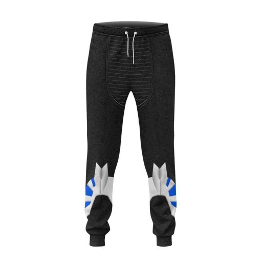 Gearhumans 3D Psycho Rangers Blue Psycho Costume Sweatpants