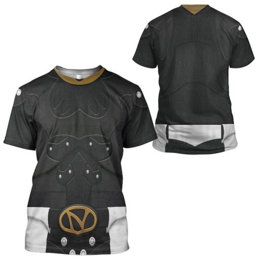 Gearhumans 3D Psycho Rangers Black Psycho Costume Custom Hoodie Tshirt Apparel