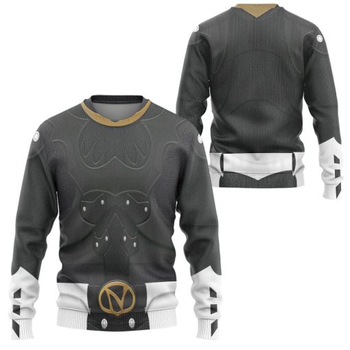 Gearhumans 3D Psycho Rangers Black Psycho Costume Custom Hoodie Tshirt Apparel