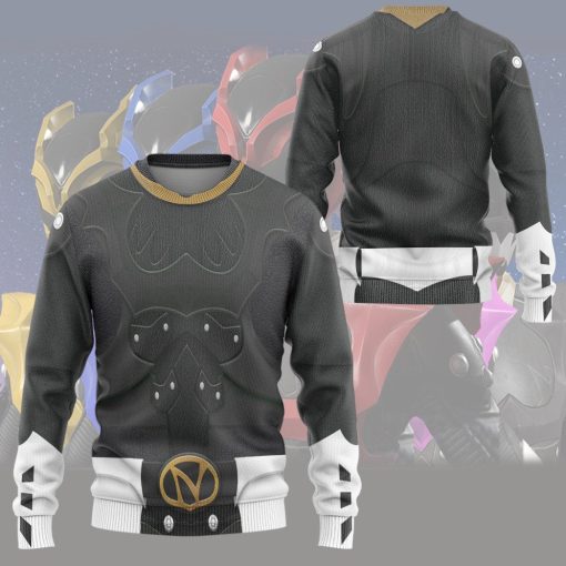Gearhumans 3D Psycho Rangers Black Psycho Costume Custom Hoodie Tshirt Apparel