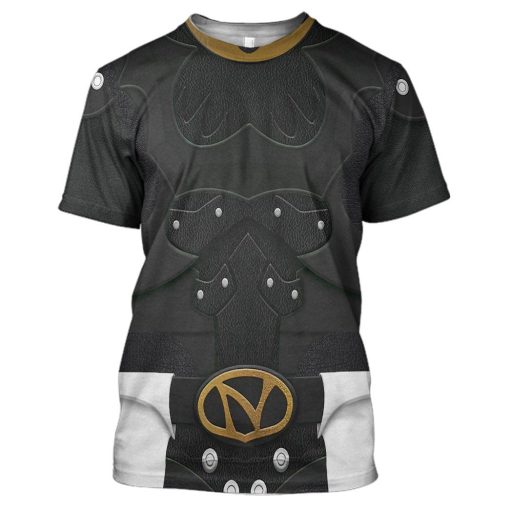 Gearhumans 3D Psycho Rangers Black Psycho Costume Custom Hoodie Tshirt Apparel