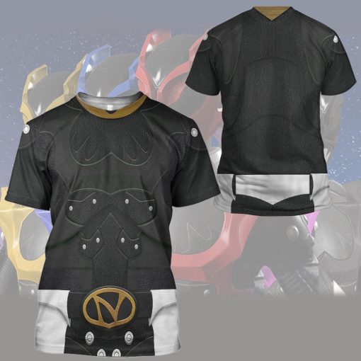 Gearhumans 3D Psycho Rangers Black Psycho Costume Custom Hoodie Tshirt Apparel