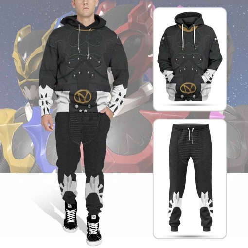 Gearhumans 3D Psycho Rangers Silver Psycho Costume Custom Hoodie Tshirt Apparel