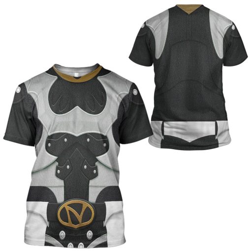 Gearhumans 3D Psycho Rangers Silver Psycho Costume Custom Hoodie Tshirt Apparel