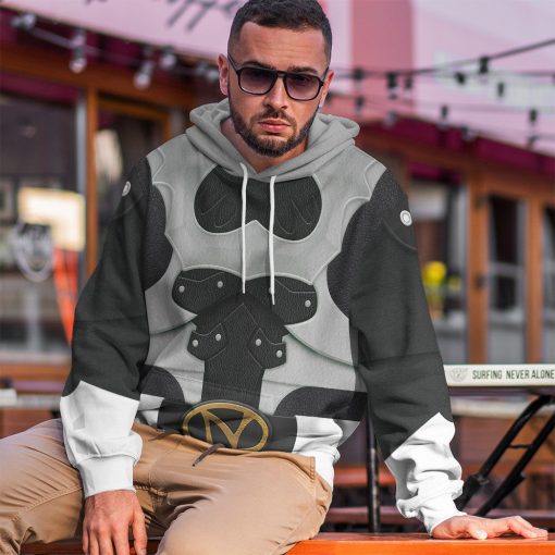 Gearhumans 3D Psycho Rangers Silver Psycho Costume Custom Hoodie Tshirt Apparel