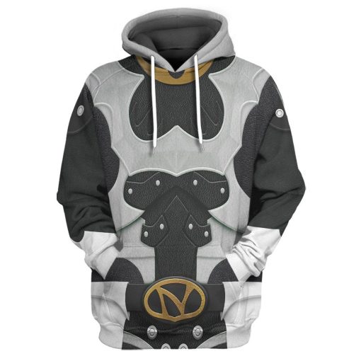 Gearhumans 3D Psycho Rangers Silver Psycho Costume Custom Hoodie Tshirt Apparel