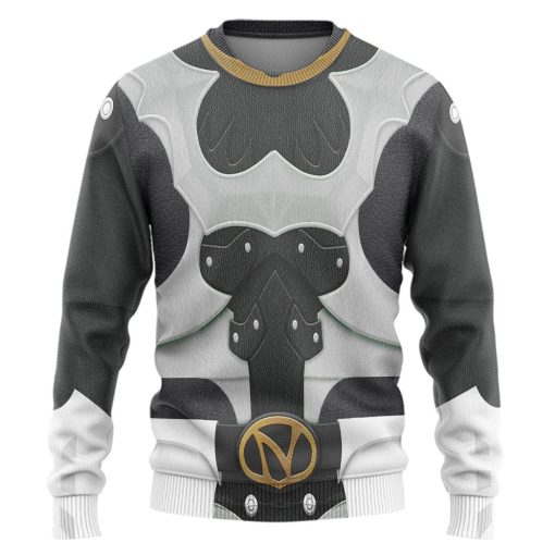 Gearhumans 3D Psycho Rangers Silver Psycho Costume Custom Hoodie Tshirt Apparel