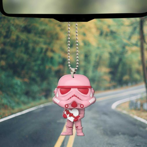 Gearhumans 3D S.W Stormtroper Happy Valentines Day Custom Car Hanging - Image 8