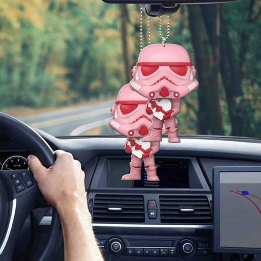 Gearhumans 3D S.W Stormtroper Happy Valentines Day Custom Car Hanging - Image 5