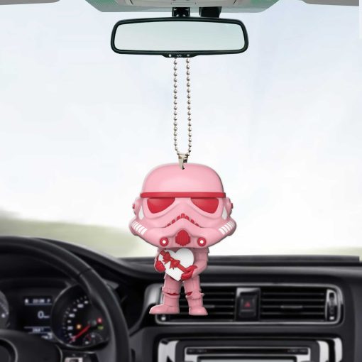Gearhumans 3D S.W Stormtroper Happy Valentines Day Custom Car Hanging - Image 7