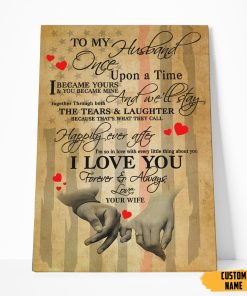 Gearhumans 3D To My Fireman Husband Custom Name Canvas