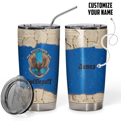 Gearhumans 3D HP Ravenclaw Custom Name Tumbler