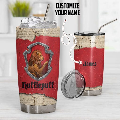 Gearhumans 3D HP Gryffindor Custom Name Tumbler - Image 6