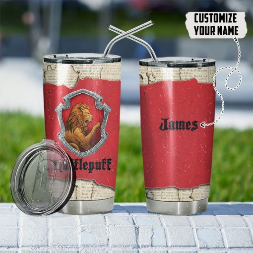 Gearhumans 3D HP Gryffindor Custom Name Tumbler - Image 8