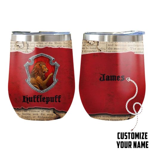 Gearhumans 3D HP Gryffindor Custom Name Tumbler - Image 4