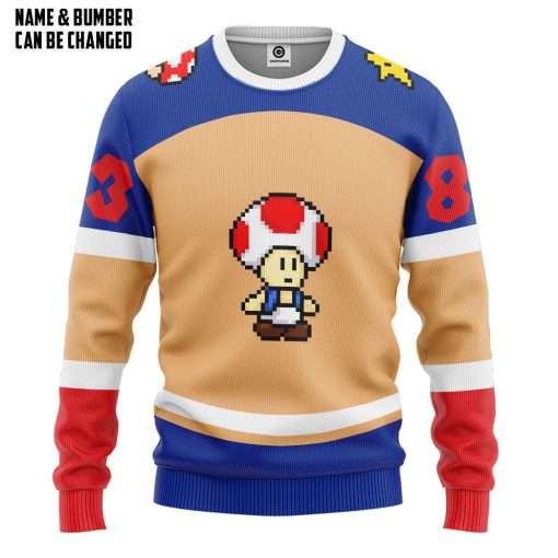 Gearhumans 3D Toad Sports Custom Name Custom Number Hoodie Tshirt Apparel