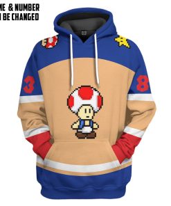 Gearhumans 3D Toad Sports Custom Name Custom Number Hoodie Tshirt Apparel