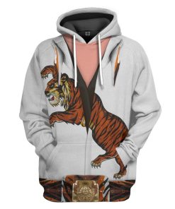 Gearhuman 3D Elvis Presley Tiger Jumpsuit Custom Hoodie Apparel GV030932 3D Custom Fleece Hoodies Hoodie S