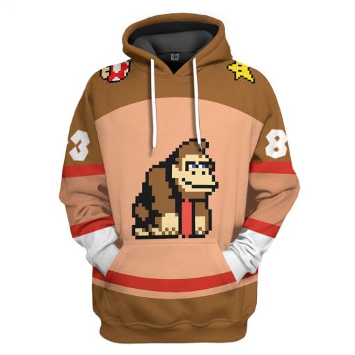 Gearhumans 3D Donkey Kong Sports Custom Name Custom Number Hoodie Tshirt Apparel - Image 19