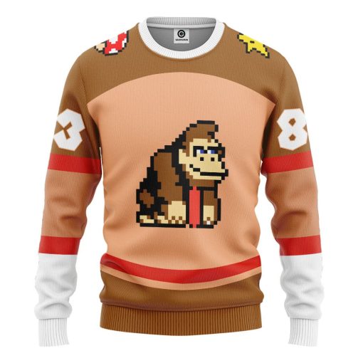 Gearhumans 3D Donkey Kong Sports Custom Name Custom Number Hoodie Tshirt Apparel - Image 20