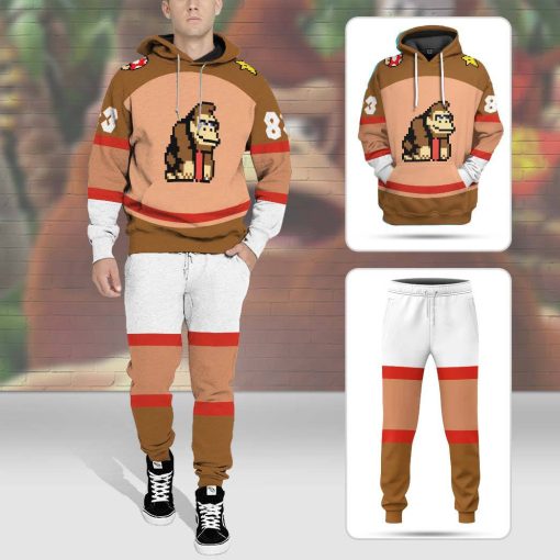 Gearhumans 3D Donkey Kong Sports Custom Name Custom Number Hoodie Tshirt Apparel - Image 11