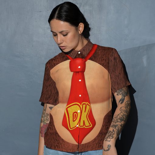 Gearhumans 3D Kong Cosplay Custom Short Sleeve Shirt - Image 10