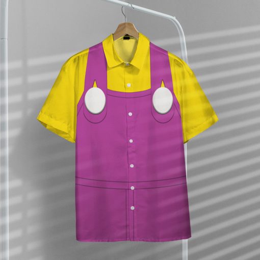 Gearhumans 3D Wario Custom Short Sleeve Shirt - Image 9